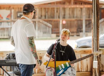 Mark Henes and Isaiah Robertson at Cannonsburgh Village located in Murfreesboro, TN.
