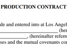 Production Contract 