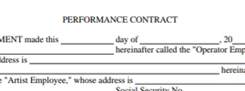 Performance Contract 