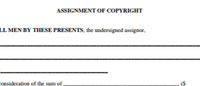 Copyright Assignment 