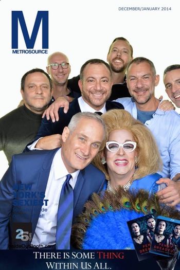 Doris Dear with Rob Davis and friends for Metro Source Magazine
