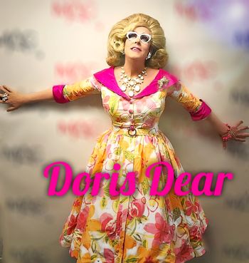 Doris Dear up against the Wall!
