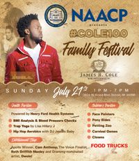 NAACP Presents #COLE100 FAMILY FUN FESTIVAL - DETROIT