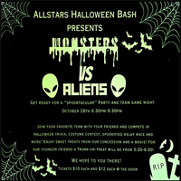 ALL STARS Halloween Bash: Monsters VS Aliens
