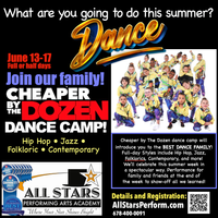 1st day of Cheaper by the Dozen Dance Camp
