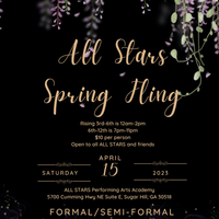ALL STARS Spring Fling Semi-Formal for LM's (3rd-6th grade)