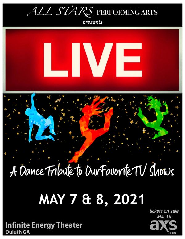 Recital DVD- "LIVE" A Dance Tribute to Our Favorite TV Shows, May 2021
