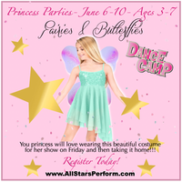 1st day of Princess Party #1: "Fairies & Butterflies"