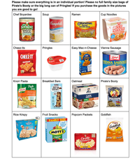 DEADLINE: NHSDA Food Drive