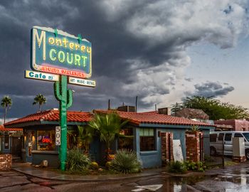 Monterey Court Club in Tucson , Untouched Photo from the night of the LIVE recording ... yes it did rain !! But stopped right on time ...
