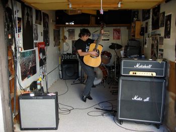 My garage in Hermosa Beach, CA.  Outtakes from the Million Miles photo shoot.
