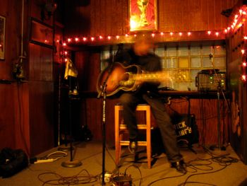 The fabulous roots music club in Culver City, California, The Cinema Bar.  Getting the show on the road!  Photo by Vanessa Pearson
