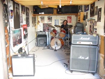 My garage in Hermosa Beach, CA.  Outtakes from the Million Miles photo shoot.
