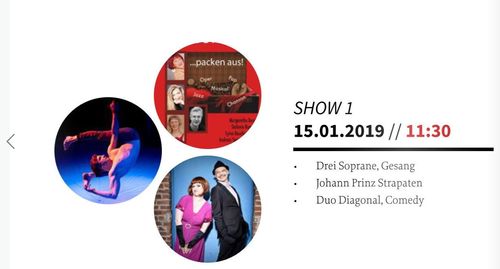 Drei Soprane packen aus, Musical, Chanson, Pop, Jazz, Oper, Musikkabarett