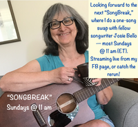 SongBreak (#4) with Linda Sussman & Josie Bello (FB livestream)