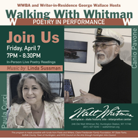 WWBA's "Walking With Whitman" series — poetry & live music