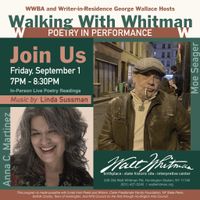 WWBA's "Walking With Whitman" series — poetry & live music