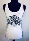 Girlie logo white tank top