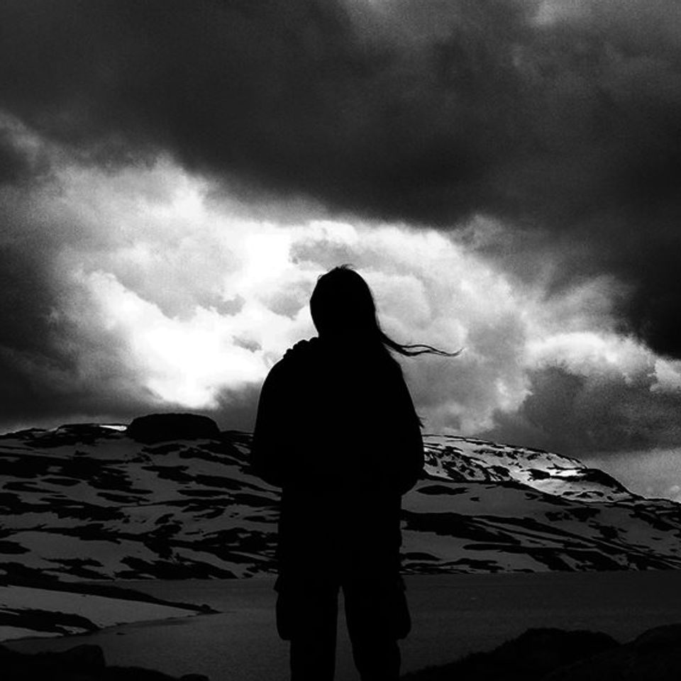 Stein Akslen of the Norwegian black metal band Minneriket