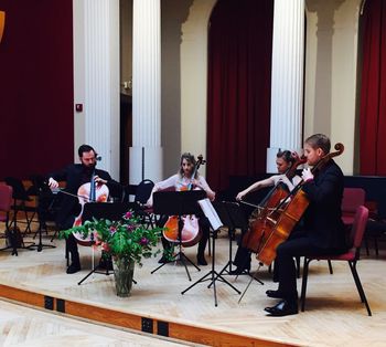The Pittsburgh Cello Quartet performed for a full house at Cello Fest
