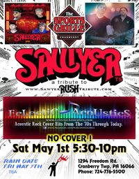 Eclectic Acoustics & RUSH TRIBUTE BAND SAWYER - The Sports Grille - Cranberry Twp., PA