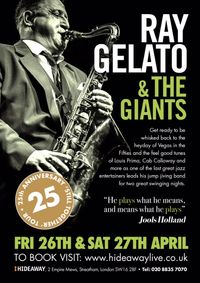 Ray Gelato Giants In Concert