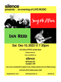 Silence presents Sing Me A River and Ian Reid