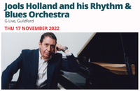 Jools Holland Tour - Support Artist - G Live Guildford 17.11.2022