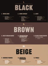Ellington's Black, Brown & Beige