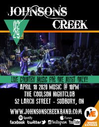 Johnson's Creek Live at The Coulson