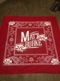 Matt Burke XL Roses Bandana 