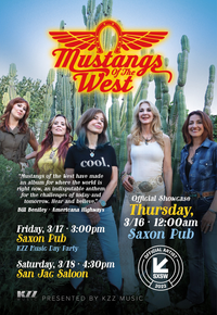 Mustangs Of The West - Open to the public @ The Saxon Pub, KZZ Music Party - ALL WELCOME! 3 PM!