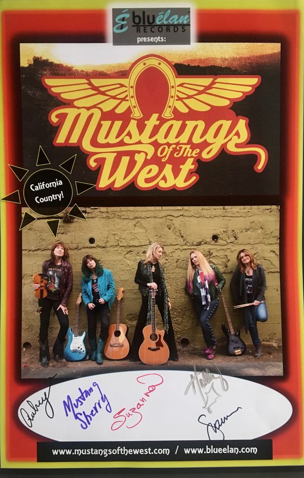 Signed MUSTANGS OF THE WEST Posters!
