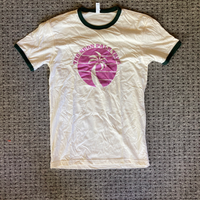 Neon Palm Tree Ringer T-shirt