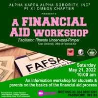 A Financial Aid Workshop