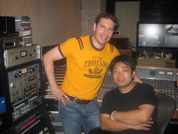Me and Studio Dede owner Akihito Yoshikawa
