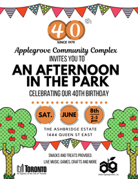 Applegrove Community Complex 40th Anniversary Party