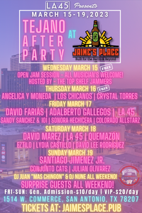 LA•45 Presents: The Tejano Afterparty @Jaime's Place!