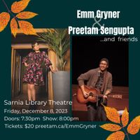 SARNIA, ON -- Emm Gryner & Preetam Sengupta