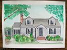 8x10 hand-drawn Watercolor of your home