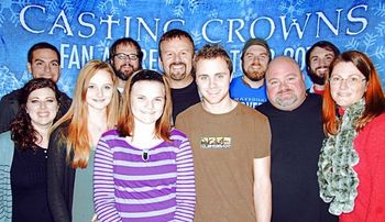 Rick and Family with Casting Crowns
