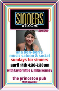 Sundays for Sinners Music Saloon & Social!