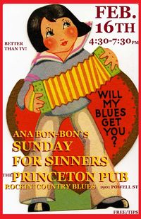 Sundays for Sinners Music Saloon!