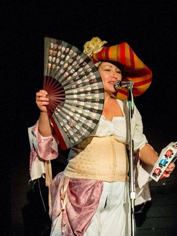 photo by Shelly Kantrow- hosting Accordion NoirFest
