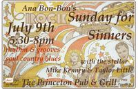 Ana Bon-Bon's Sunday For Sinners Music Saloon & Social!