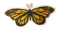 "Ava Earl" Butterfly Sticker