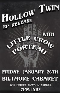 Hollow Twin EP Release With Little Crow, Porteau