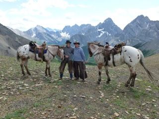 Chad and Rob in Alberta. Musicians and Wranglers, wow.
