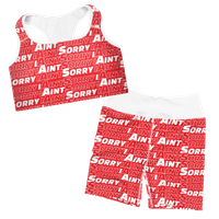 Red "I Ain't Sorry" Active Bundle