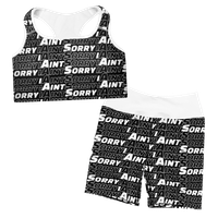 Black "I Ain't Sorry" Active Bundle